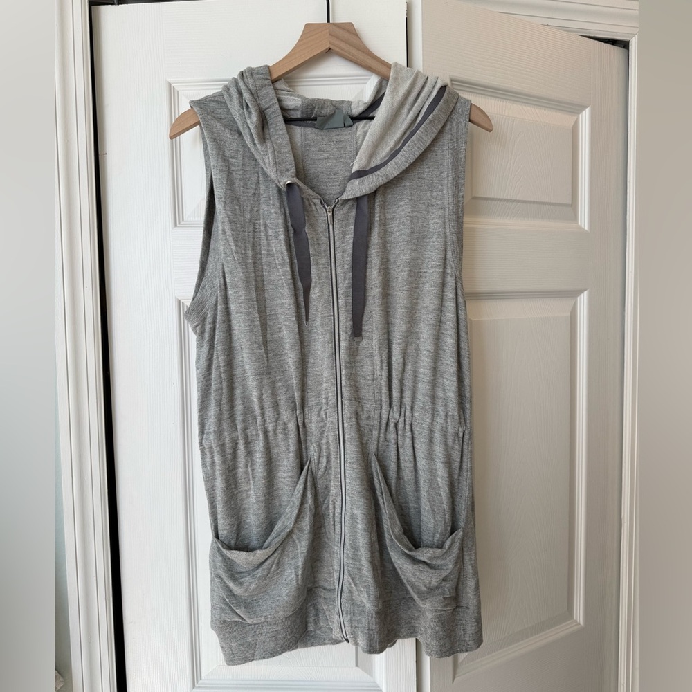 Athleta Lotus Lightweight Heather Gray
Comfy Hoodie Vest - Picture 2 of 8
